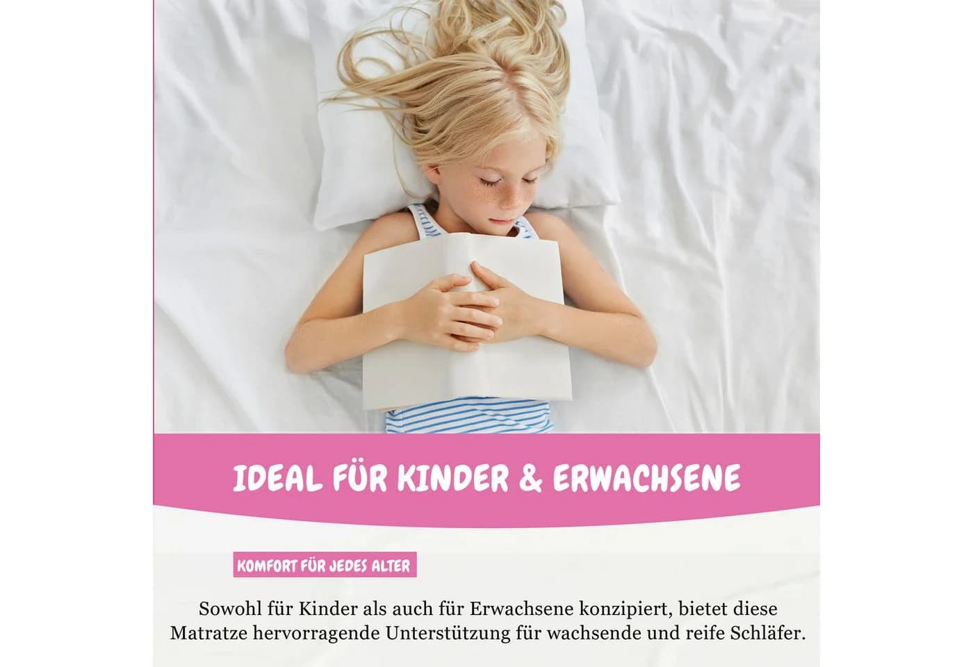 Best for Home Kindermatratze Easy Active Kaltschaummatratze Weiß - Bild 5