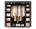Best for Home XXL Stoffkleiderschrank faltbar mit Kleiderstange Bild 2