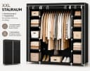 Best for Home XXL Stoffkleiderschrank faltbar mit Kleiderstange Bild 3