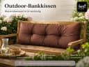 Best for Garden Dekokissen Bankauflage Braun Wetterfest Bild 1