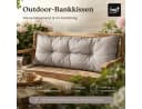 Best for Garden Dekokissen Bankauflage Grau Wetterfest Bild 1
