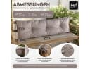 Best for Garden Dekokissen Bankauflage Grau Wetterfest Bild 5