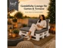 Best for Garden Palettenkissen Beige Polycotton Bild 1