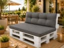 Best for Garden Palettenkissen Beige Polycotton Bild 2