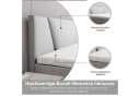 Best for Home Boxspringbett mit Bonellfederkern, Topper & Stauraum silber Bild 5