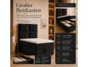 Best for Home Boxspringbett Trinity K-2 mit Bettkasten & Topper Schwarz Bild 5