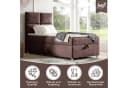 Best for Home Boxspringbett K2 SINGLE mit Bettkasten, Bonellmatratze & Topper Bild 1