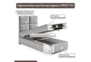 Best for Home Boxspringbett K2 SINGLE mit Bettkasten, Bonellmatratze & Topper Bild 5