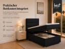 Best for Home Boxspringbett Trinity K-4 Single mit Bettkasten & Topper Bild 5