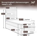 Best for Home Boxspringbett K-11 SINGLE mit Bettkasten und Bonellfederkern Bild 1