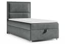 Best for Home Boxspringbett K-11 SINGLE mit Bettkasten Grau Bild 2