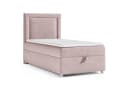 Best for Home Boxspringbett Trinity K-3 SINGLE Rosa Samt mit Bettkasten Bild 2