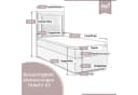 Best for Home Boxspringbett Trinity K-3 SINGLE Rosa Samt mit Bettkasten Bild 3