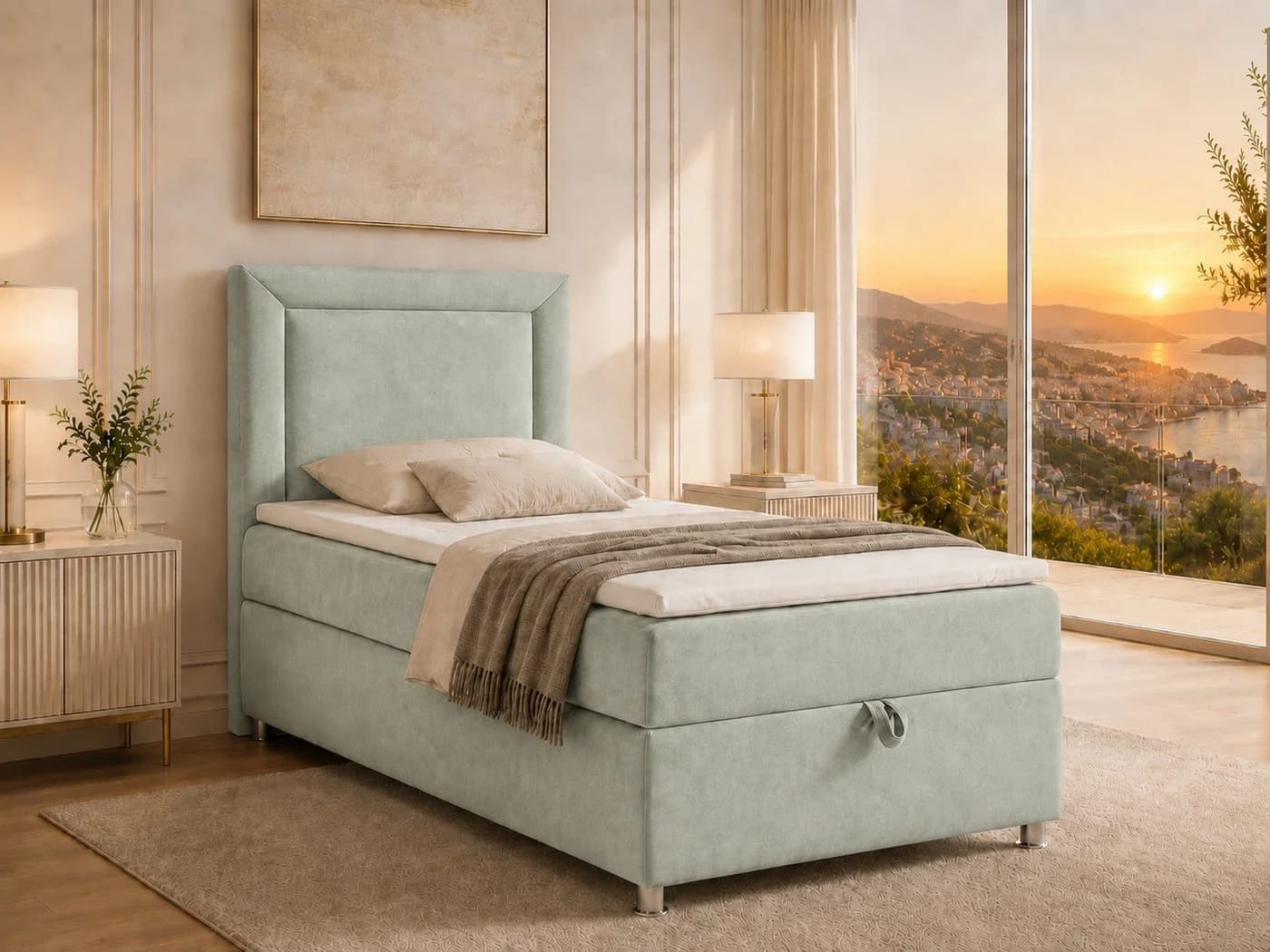 Best for Home Boxspringbett Trinity K-3 mit Stauraum und Topper - Bild 2