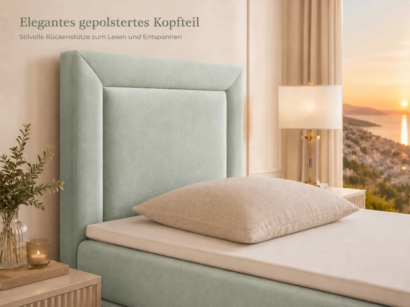 Best for Home Boxspringbett Trinity K-3 mit Stauraum und Topper - Bild 4