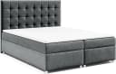 Best for Home Boxspringbett Trinity K-9 mit Bettkasten & Topper grau Bild 2