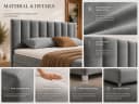Best for Home Boxspringbett Trinity K-10 mit Bettkasten und Topper Grau Bild 4