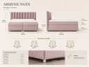 Best for Home Boxspringbett Trinity K-10 mit Bettkasten und Topper H3 Bild 5