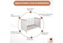 Best for Kids Kinderbett 2-in-1 Buchenholz mit Matratze Bild 5