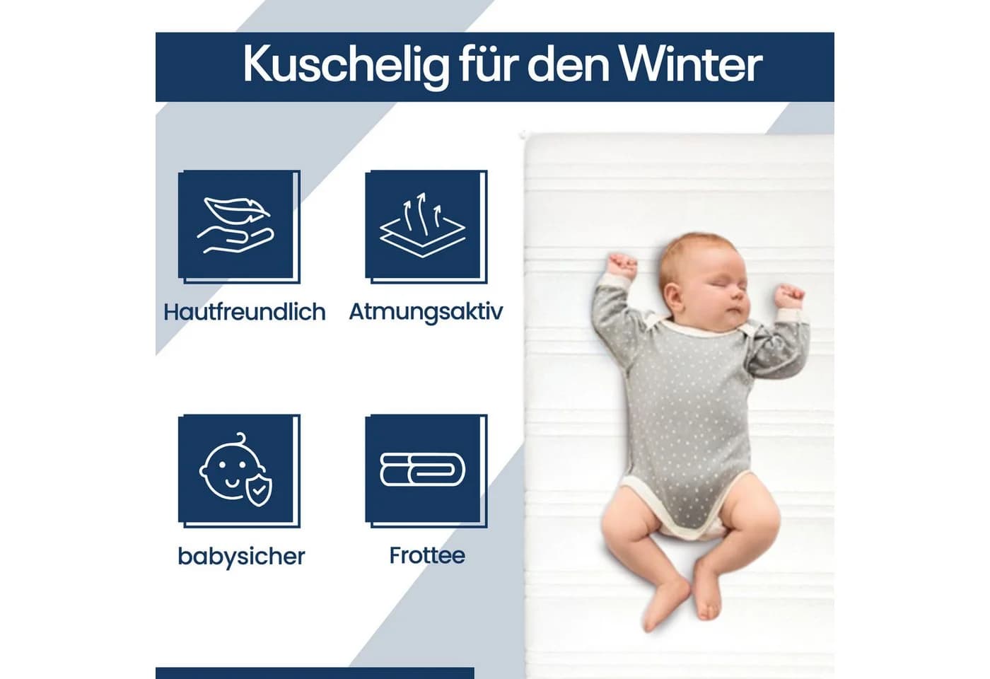 Best for Kids Babymatratze 120x60 cm Weiß Wasserdicht