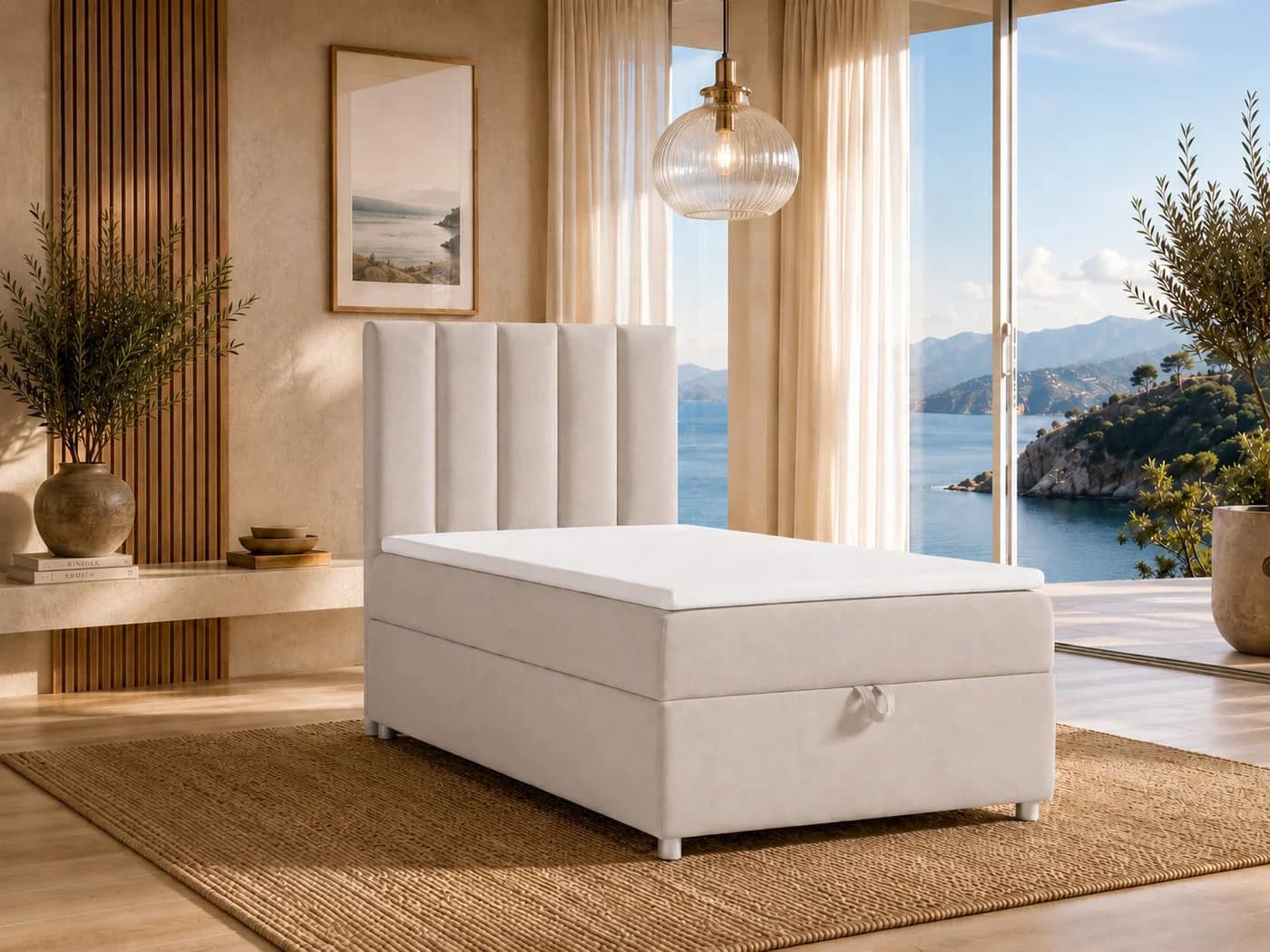 Best for Home Boxspringbett Trinity K-10 Single mit Bettkasten & Topper - Bild 2