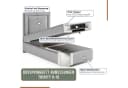 Best for Home Boxspringbett Trinity K-10 mit Bettkasten und Topper Bild 3