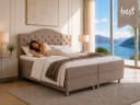 Best for Home Boxspringbett Glamour mit Bonellfederkern & Topper Bild 1