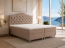 Best for Home Boxspringbett Glamour mit Bonellfederkern & Topper Bild 2