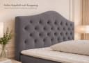 Best for Home Boxspringbett Glamour mit 7-Zonen Bonell & Topper T-30 grün Bild 4