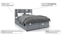 Best for Home Boxspringbett Parma mit Bettkasten und Topper Bild 4