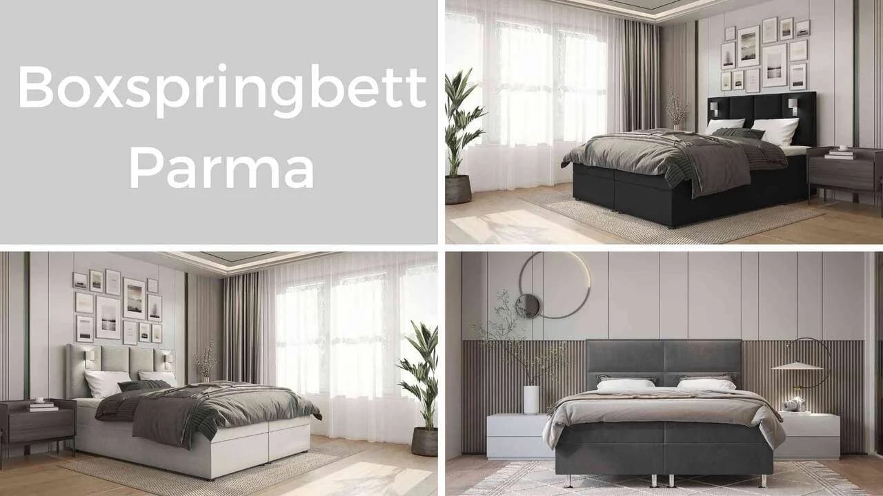 Best for Home Boxspringbett Parma mit Bettkasten und Topper - Bild 5