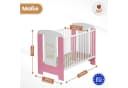 Best for Kids Babybett 120x60 cm mit 3 herausnehmbaren Schlupfsprossen Bild 5