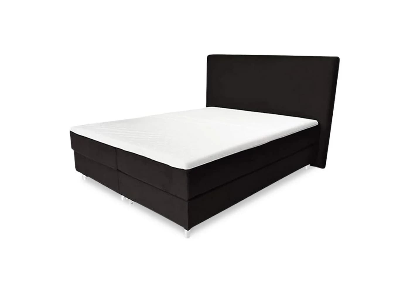 Best for Home Boxspringbett Amelia Schwarz mit Topper - Bild 2