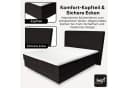 Best for Home Boxspringbett Amelia Schwarz mit Topper Bild 3
