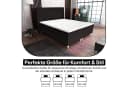 Best for Home Boxspringbett Amelia Schwarz mit Topper Bild 4