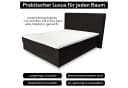 Best for Home Boxspringbett Amelia Schwarz mit Topper Bild 5