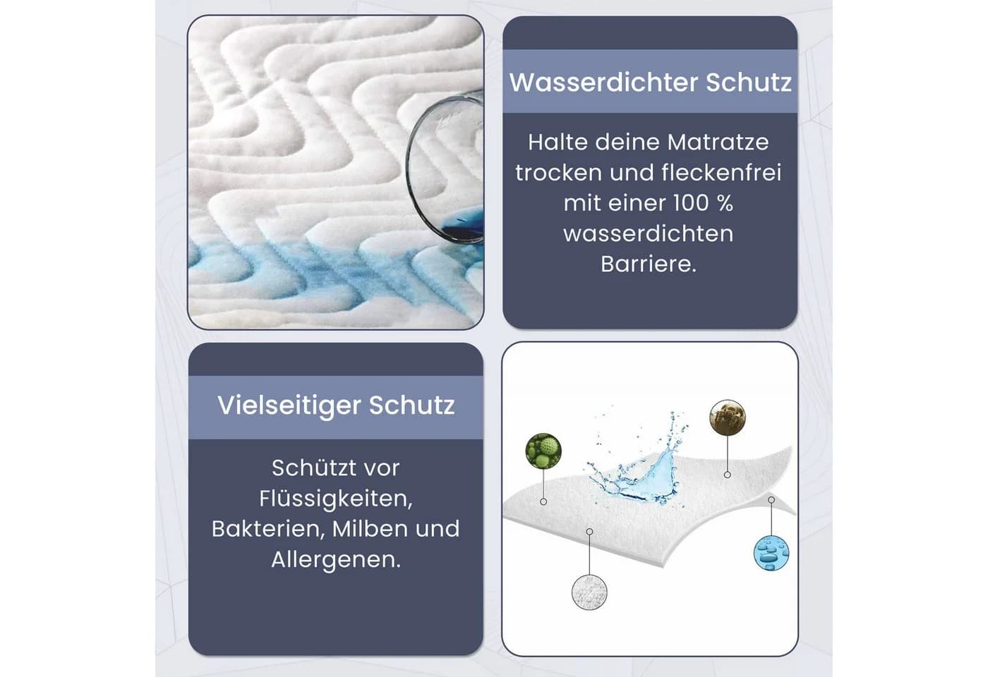 Best for Home Matratzenschoner 4myBaby Wasserdicht Weiß 60x120 cm - Bild 3