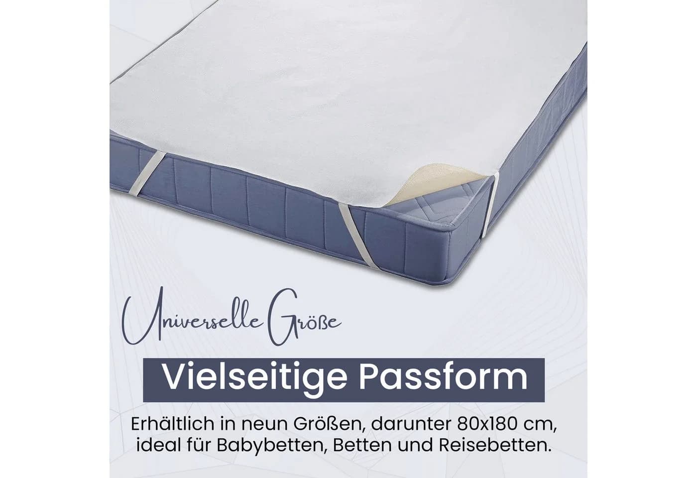 Best for Home Matratzenschoner 4myBaby Wasserdicht Weiß 60x120 cm - Bild 5