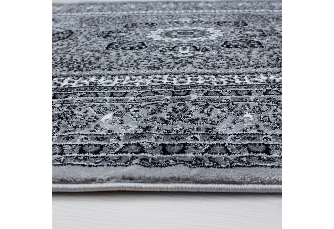 Grauer Teppich mit Orient-Optik, 240x340 cm - Bild 4