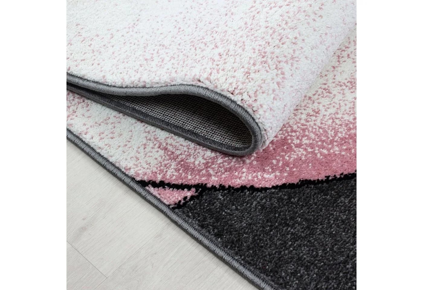 Kinderteppich AYYILDIZ Kids 560 Pink Grau Rund