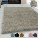 AYYILDIZ Teppiche Sydney 3000 Hochflor-Teppich Beige Shaggy Uni Bild 2