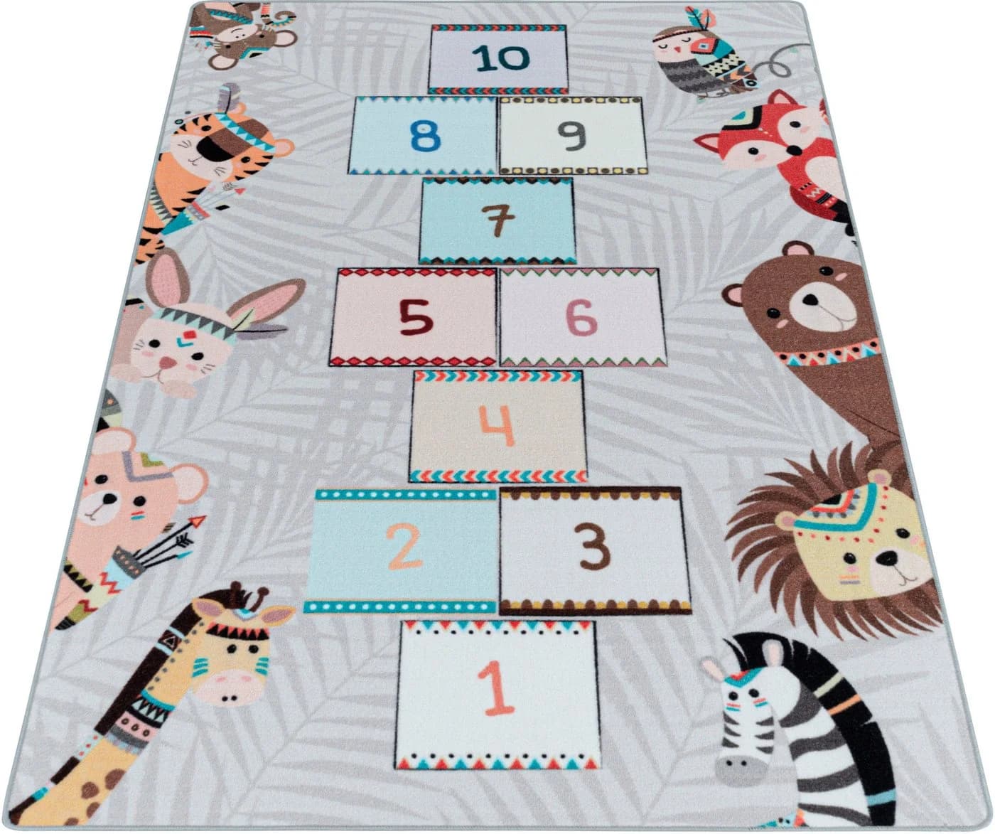 Ayyildiz Teppiche Kinderteppich PLAY 2903, rechteckig, robuster Kurzflor, Spiel Teppich, Kinderzimmer - Bild 1