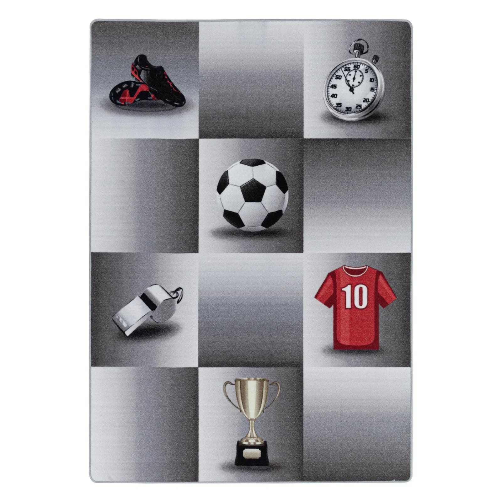 AYYILDIZ TEPPICHE Kinderteppich PLAY 2906 Grau Robuster Kurzflor