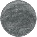 Ayyildiz Hochflorteppich Fluffy 3500 Hellgrau Rund Bild 2