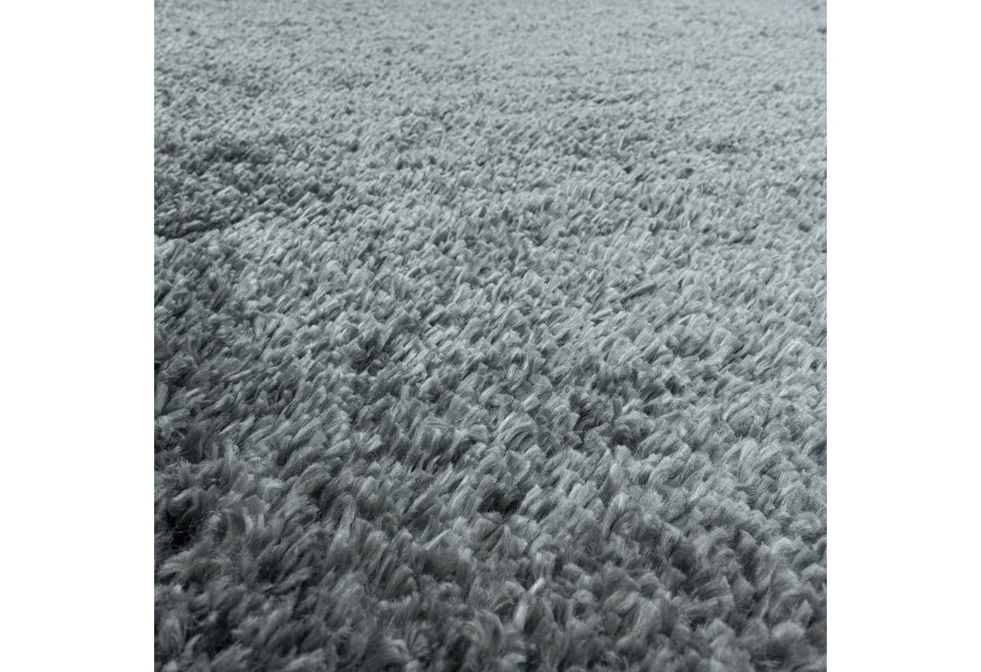 Ayyildiz Hochflorteppich Fluffy 3500 Hellgrau Rund - Bild 3