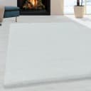 AYYILDIZ TEPPICHE FLUFFY 3500 Hochflor-Teppich Weiß Uni Bild 2