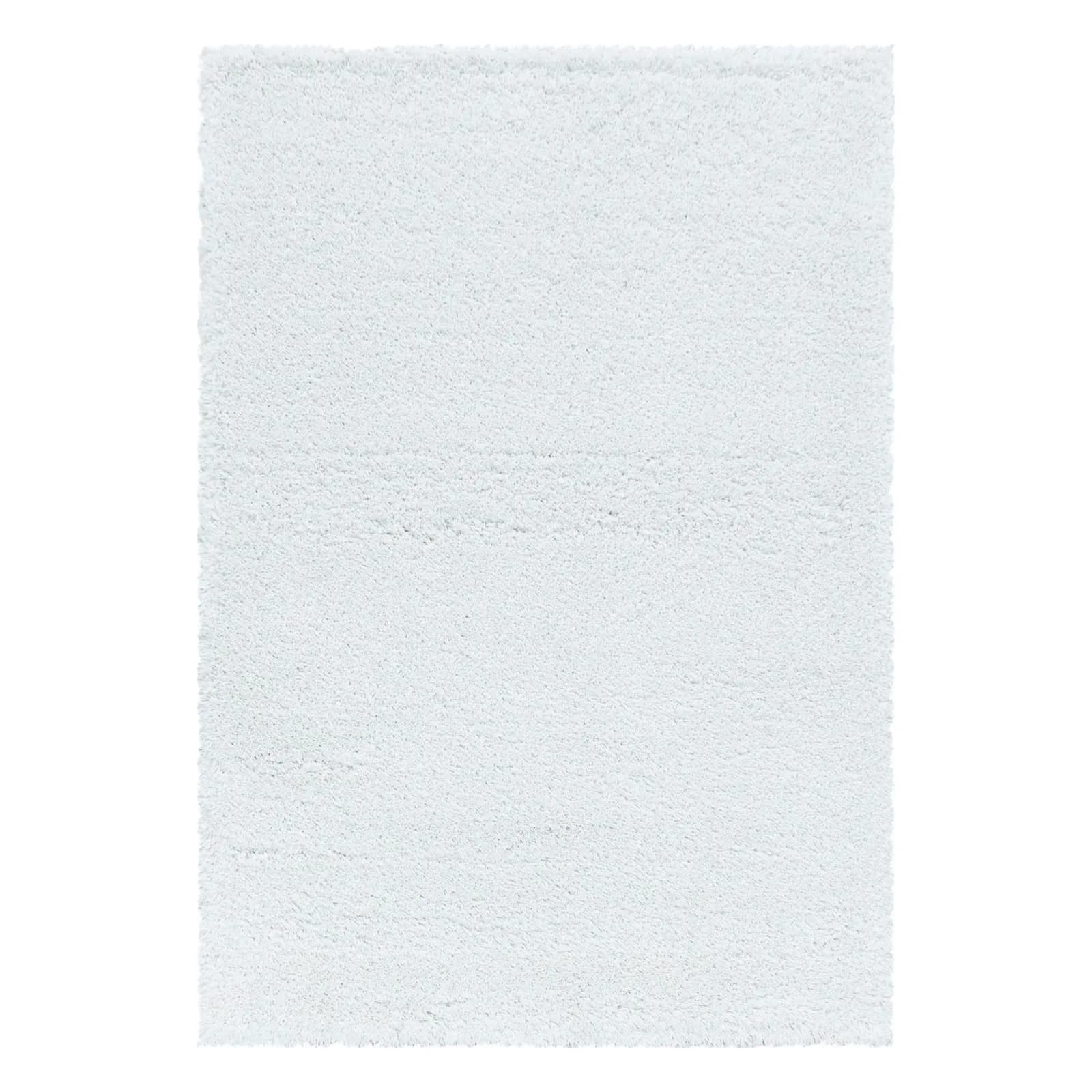 AYYILDIZ TEPPICHE FLUFFY 3500 Hochflor-Teppich Weiß Polypropylen