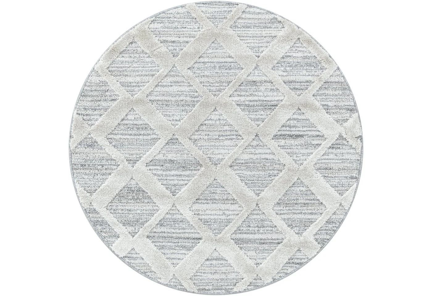 Ayyildiz Teppiche PISA 4703 Grau Runder Teppich Polypropylen - Bild 2