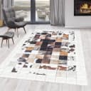 Moderner Teppich im Fell-Look, Weiß, 80x150 cm Bild 2