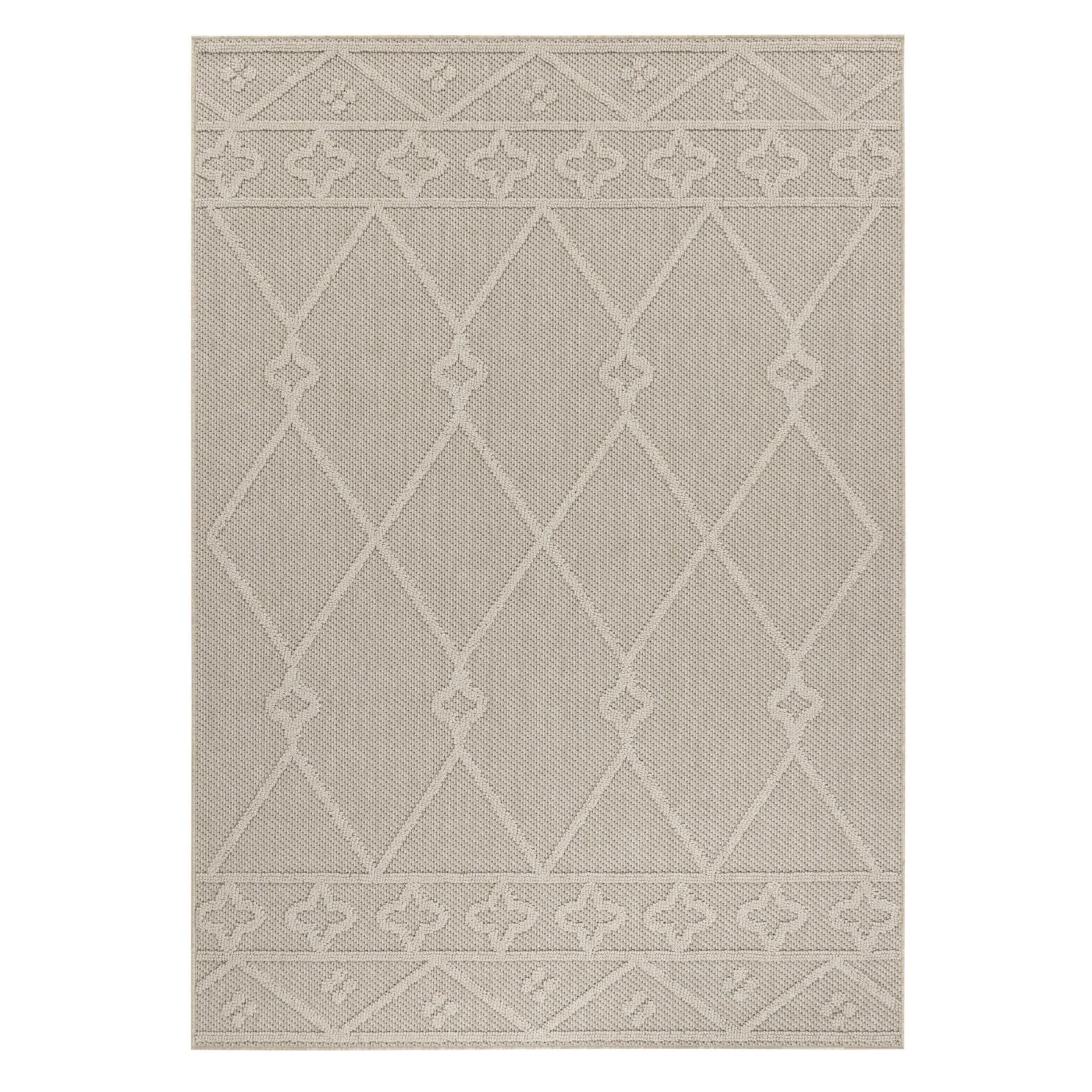 Outdoorteppich AYYILDIZ TEPPICHE PATARA 4955 Beige Sisal-Optik
